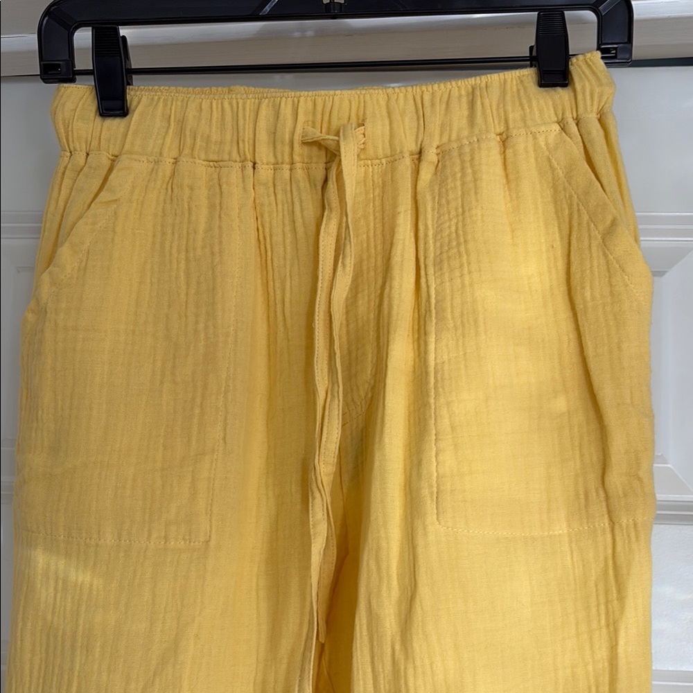 Monrow 100% Cotton Gauze Pants NWT - Picture 2 of 7